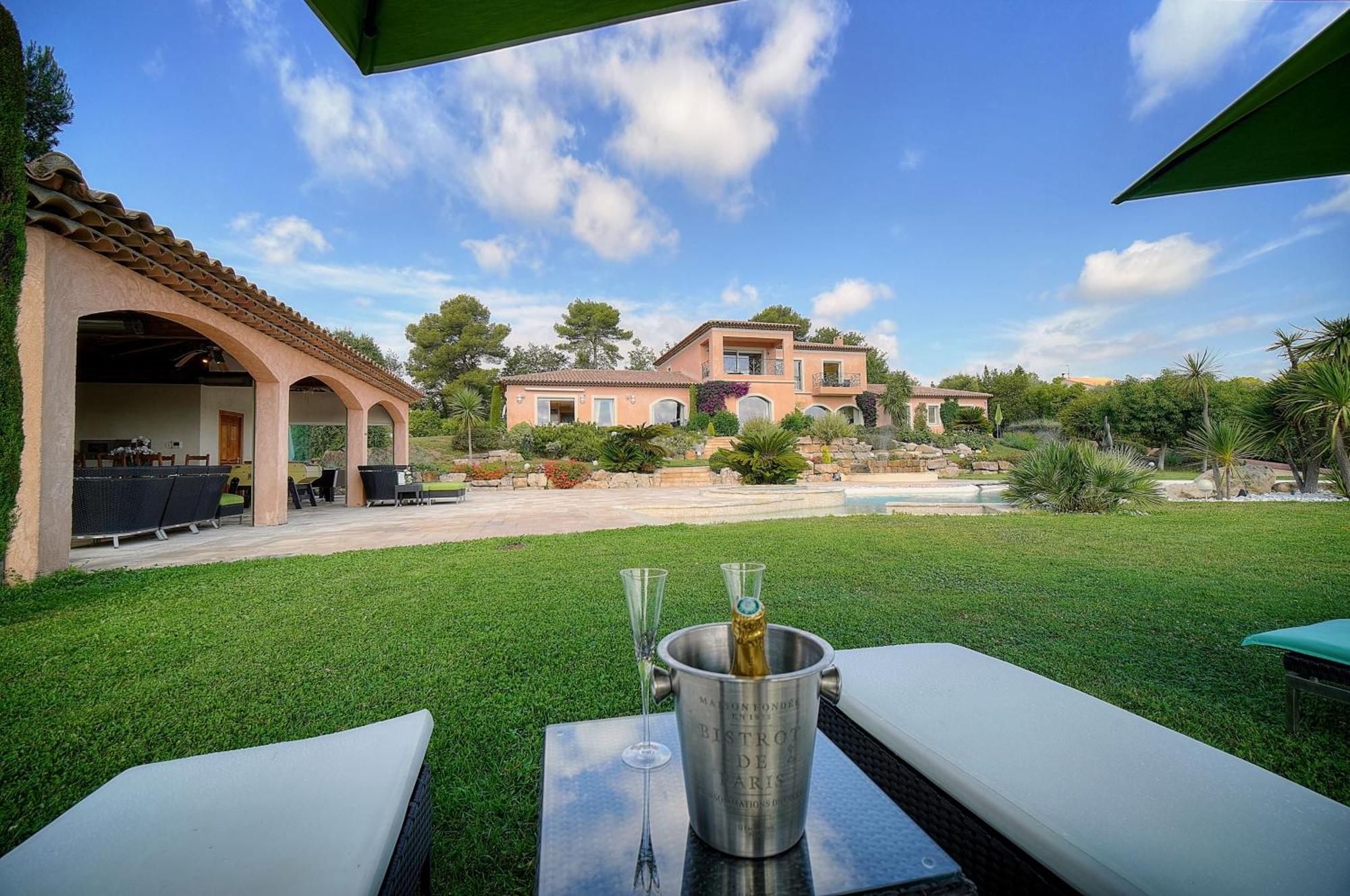 "Au Havre De Paix" 5 Etoiles Prestige Jacuzzi, Hammam, Sauna, Piscine Chauffee Mougins Cannes Grasse Εξωτερικό φωτογραφία